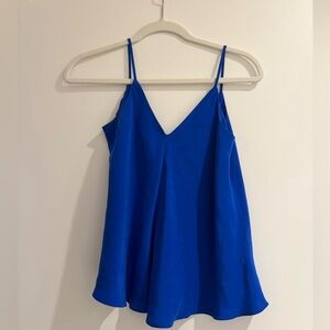 Amanda Uprichard Royal Blue Camisole
